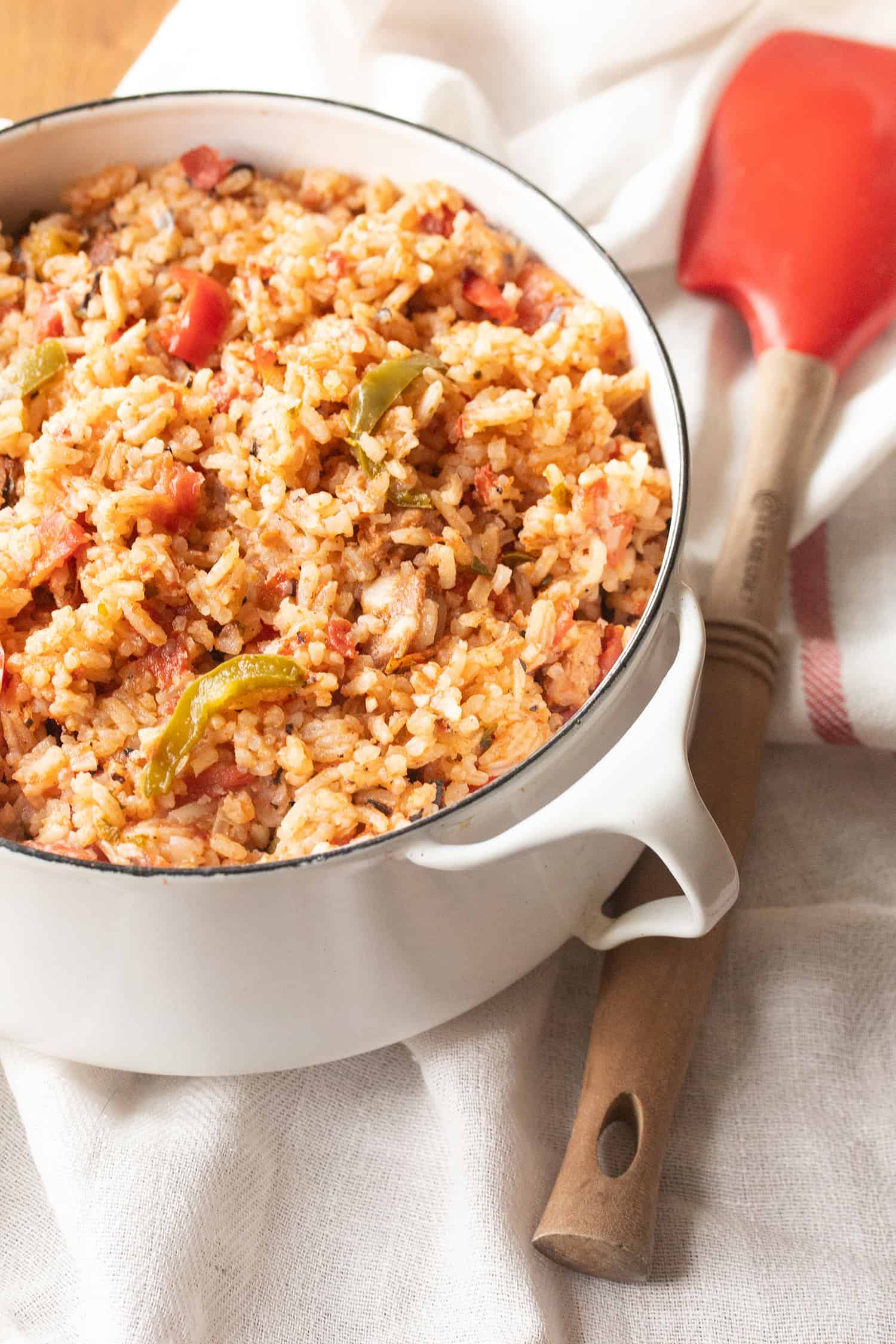 Creole Tomato Rice and Sausage Skillet - Crumb: A Food Blog