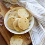 Lilac Shortbread Cookies